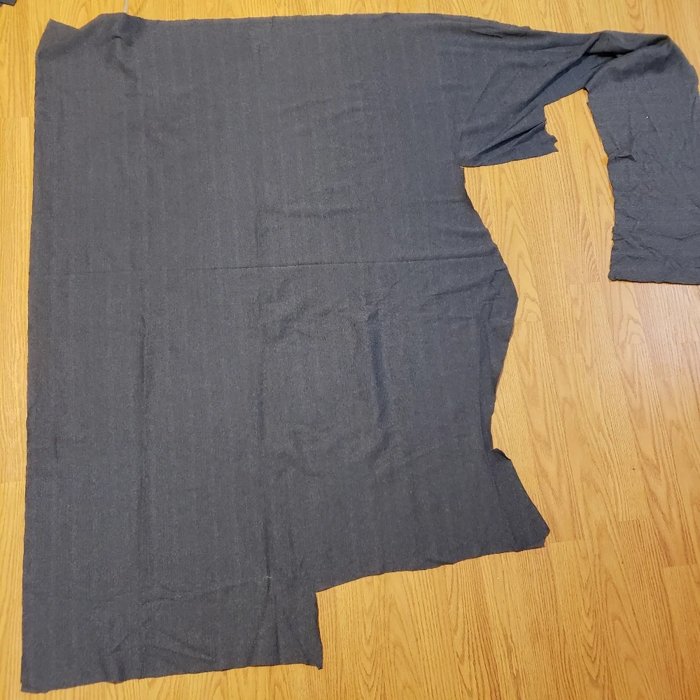 Dark Gray Fabric Scrap